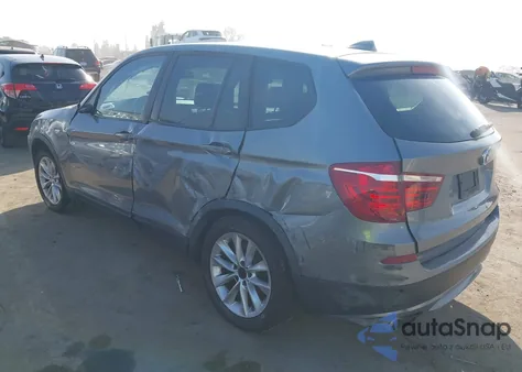2014 BMW X3 xDrive28I z USA, uszkodzony, nr VIN 5UXWX9C50E0D23698